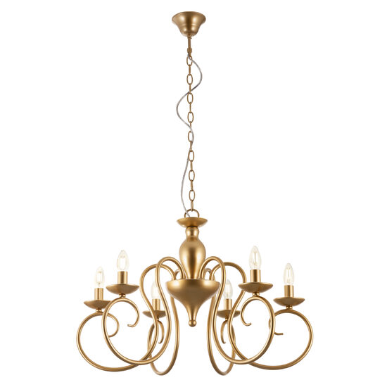 Candelabru Circe modern bronz, 6 brate, 6xE27/42W, ICI C6 23, Incanti