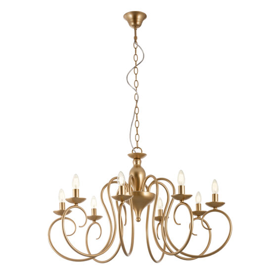 Candelabru Circe modern bronz, 8 brate, 8xE27/42W, ICI C8 23, Incanti