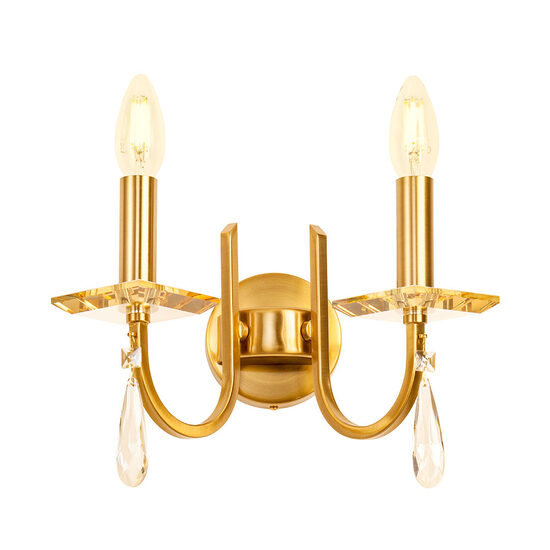 Aplica Elisir alama, moderna, decorata cu cristale, 2xE14/28W, IES W2 23 50, Incanti