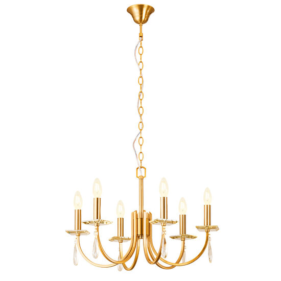 Candelabru Elisir alama, modern, decorat cu cristale, 6xE14/28W, IES C6 23 50, Incanti