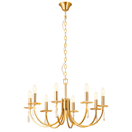 Candelabru Elisir alama, modern, decorat cu cristale, 8xE14/28W, IES C8 23 50, Incanti