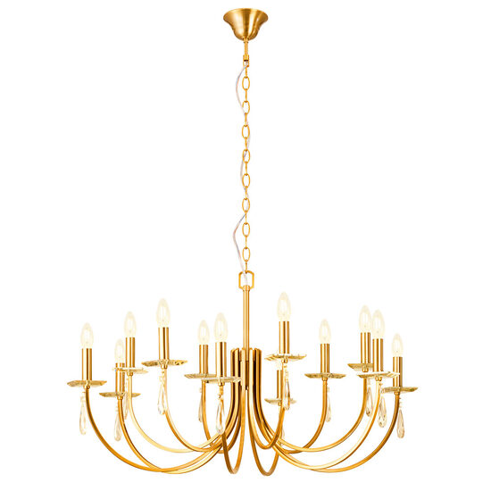 Candelabru Elisir alama, modern, decorat cu cristale, 12xE14/28W, IES C12 23 50, Incanti