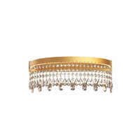 Aplica Vanesia aurie cu cristale, LED 6.5W/790lm, 3000K/4000K/6000K, CRI90, IVA W 11, Incanti