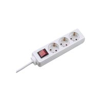 Prelungitor cu 3 prize Schuko si comutator, cablu 3 metri, Selly 3842755, Bachmann