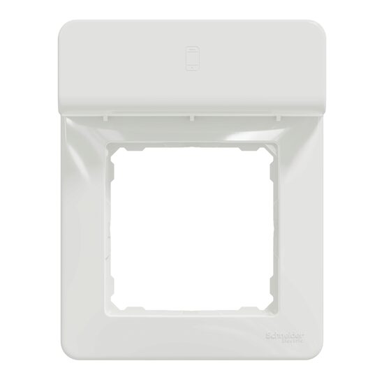 Rama simpla suport telefon alba Sedna Design, Schneider Electric SDD311809