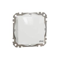 Intrerupator simplu alb 10AX IP44 Sedna Design, Schneider Electric SDD211101
