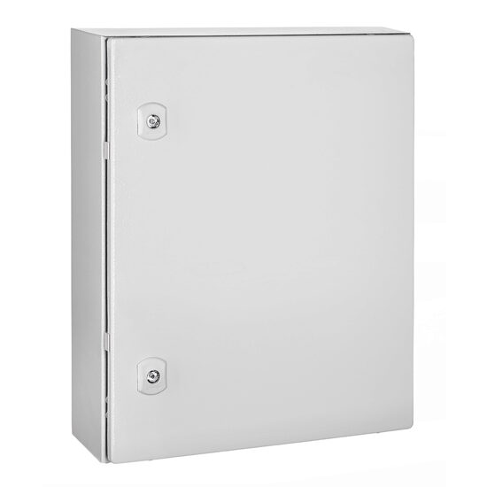 Cutie metalica 500x400x150 mm, cu contrapanou, incuietoare standard, WSA5040150 Schrack