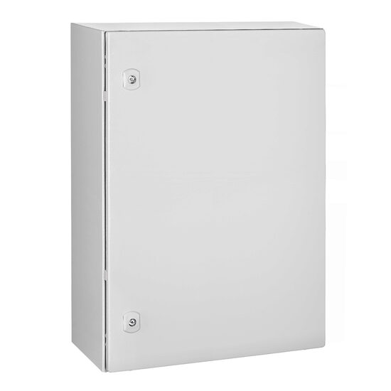 Cutie metalica 700x500x260 mm, cu contrapanou, incuietoare standard, WSA7050260 Schrack