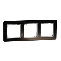 Rama tripla sticla antracit Sedna Design, SDD361803 Schneider Electric