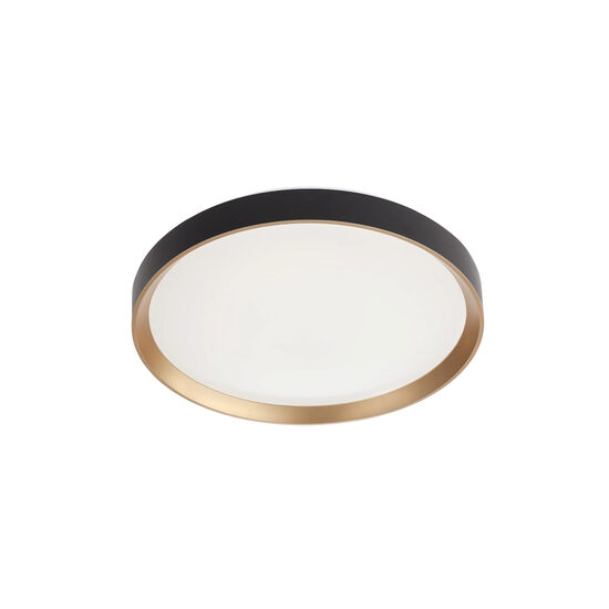 Plafoniera moderna LED neagra-aurie 45W/4900lm/4000K, Caster 01-2970 Smarter