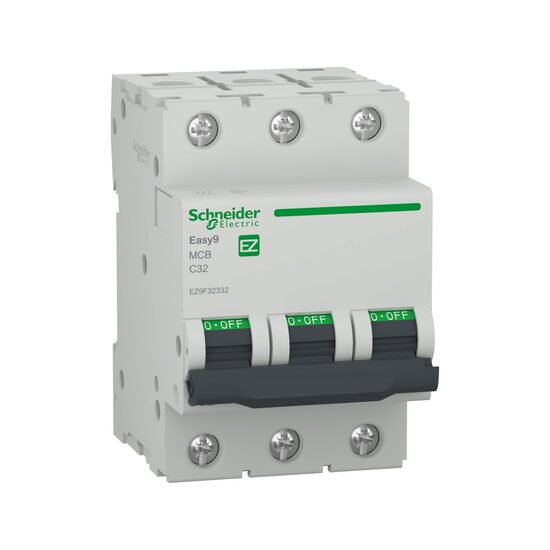 Siguranta automata 3P, 32A, curba C, 4.5kA, Schneider Electric Easy9 EZ9F32332
