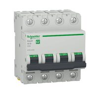 Siguranta automata 4P, 63A, curba C, 4.5kA, Schneider Electric Easy9 EZ9F32463