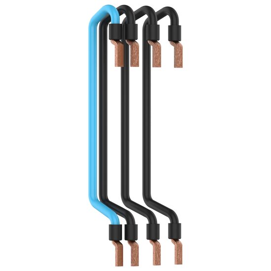 Auxiliare - Pieptene vertical, 3P+N, inaltime 125 mm, Schneider Electric Easy9 R9PXV712