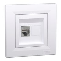 Priza date RJ45, cat.5e STP, alba, Asfora Schneider Electric, EPH5000121
