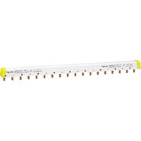 Auxiliare - Pieptene 3L+N echilibrat, inclinare 18 mm, 18 module, 100 A, Acti9 Schneider Electric, A9XPH518