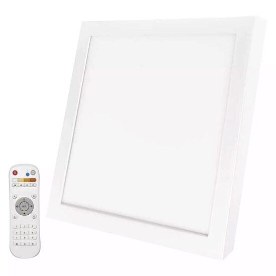 Panou LED RIVI patrat, alb, aparent, dimmabil 2700-6000K, 20W, IP20, Emos ZM5171