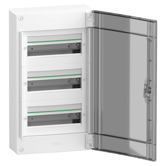 Cofret modular PrismaSet XS, aparent, 3x13 module, usa translucida fumurie, LVSXM313 Schneider Electric