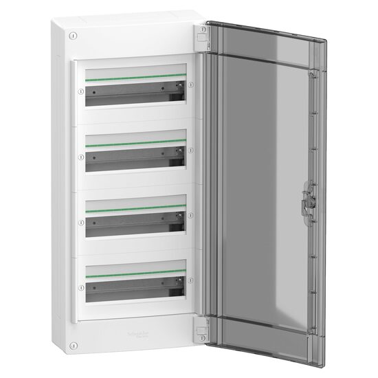 Cofret modular PrismaSet XS, aparent, 4x13 module, usa translucida fumurie, LVSXM413 Schneider Electric