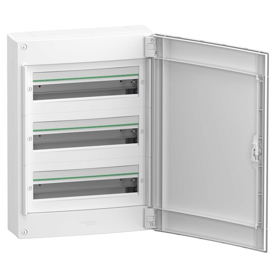 Cofret modular PrismaSet XS, aparent, 3x18 module, usa opaca alba, LVSXL318 Schneider Electric