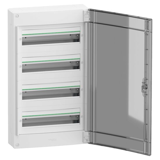Cofret modular PrismaSet XS, aparent, 4x18 module, usa translucida fumurie, LVSXM418 Schneider Electric