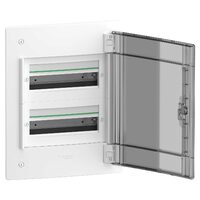 Cofret modular PrismaSet XS, incastrat, 2x13 module, usa translucida fumurie, LVSXF213 Schneider Electric