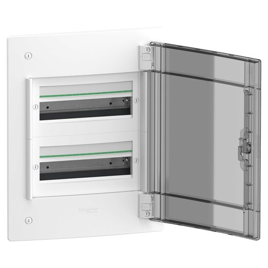Cofret modular PrismaSet XS, incastrat, 2x13 module, usa translucida fumurie, LVSXF213 Schneider Electric