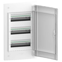 Cofret modular PrismaSet XS, incastrat, 3x13 module, usa opaca alba, LVSXE313 Schneider Electric