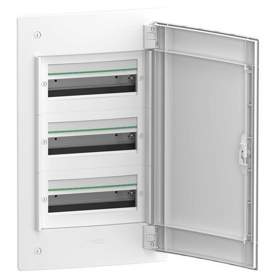 Cofret modular PrismaSet XS, incastrat, 3x13 module, usa opaca alba, LVSXE313 Schneider Electric