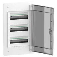 Cofret modular PrismaSet XS, incastrat, 3x13 module, usa translucida fumurie, LVSXF313 Schneider Electric