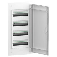 Cofret modular PrismaSet XS, incastrat, 4x13 module, usa opaca alba, LVSXE413 Schneider Electric