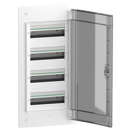 Cofret modular PrismaSet XS, incastrat, 4x13 module, usa translucida fumurie, LVSXF413 Schneider Electric