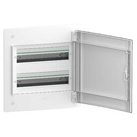 Cofret modular PrismaSet XS, incastrat, 2x18 module, usa opaca alba, LVSXE213 Schneider Electric
