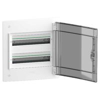 Cofret modular PrismaSet XS, incastrat, 2x18 module, usa translucida fumurie, LVSXF218 Schneider Electric