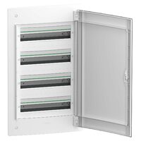 Cofret modular PrismaSet XS, incastrat, 4x18 module, usa opaca alba, LVSXE418 Schneider Electric