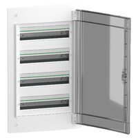 Cofret modular PrismaSet XS, incastrat, 4x18 module, usa translucida fumurie, LVSXF418 Schneider Electric