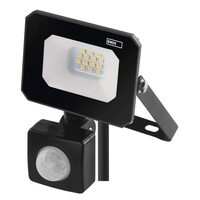 Proiector negru LED cu senzor de miscare, 10W, lumina neutra 4000 K, 1000lm, IP44, ZS2313 Emos