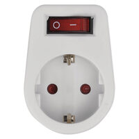 Adaptor cu 1 priza Schuko si comutator, P00262 Emos