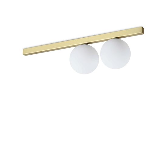 Plafoniera moderna alama abajururi sticla mata 2xG9/4W, Binomio PL2 328447 Ideal Lux