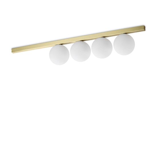 Plafoniera moderna alama abajururi sticla mata 4xG9/4W, Binomio PL4 328461 Ideal Lux