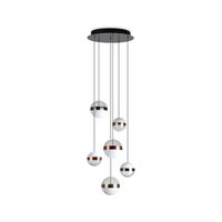 Candelabru modern negru LED 58W/5700lm/3000K, Galaxy SP6 321172 Ideal Lux