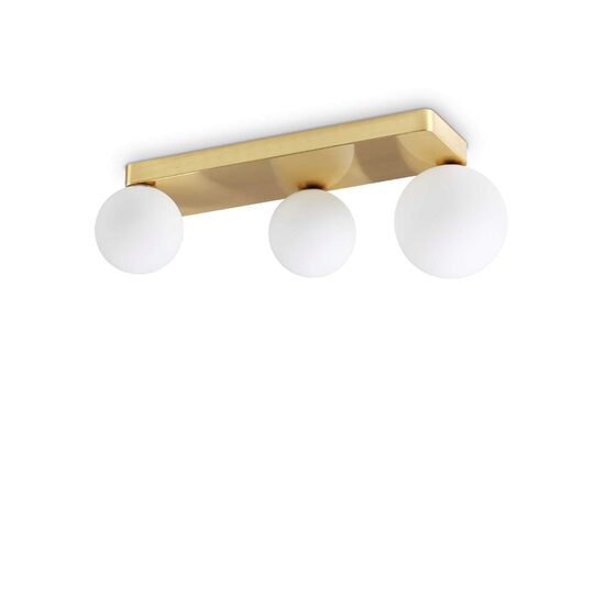 Plafoniera moderna aurie abajururi sticla 3xG9/4W, Penta PL3 314822 Ideal Lux