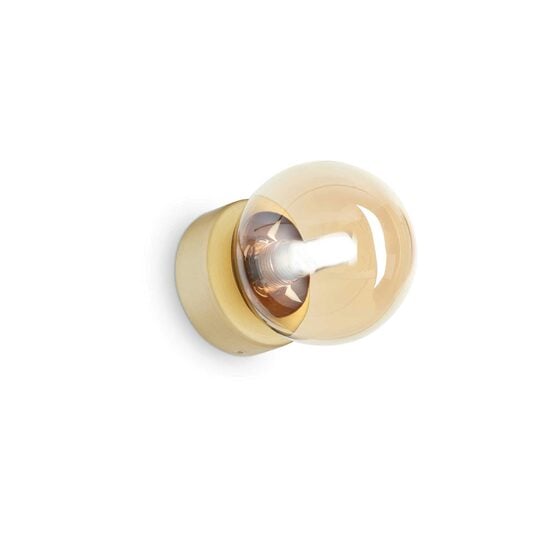 Aplica moderna alama abajur sticla 1xG9/15W, Perlage AP1 317809 Ideal Lux