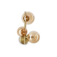 Aplica moderna alama abajururi sticla 3xG9/15W, Perlage AP3 322742 Ideal Lux