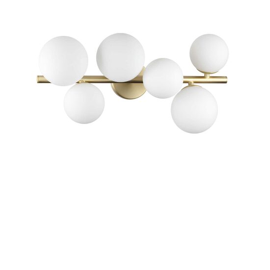 Plafoniera moderna alama abajururi sticla 6xG9/15W, Perlage PL6 309279 Ideal Lux