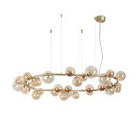 Candelabru alama abajururi sticla 30xG9/15W, Perlage SP30 322780 Ideal Lux