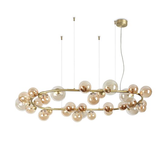 Candelabru alama abajururi sticla 30xG9/15W, Perlage SP30 322780 Ideal Lux