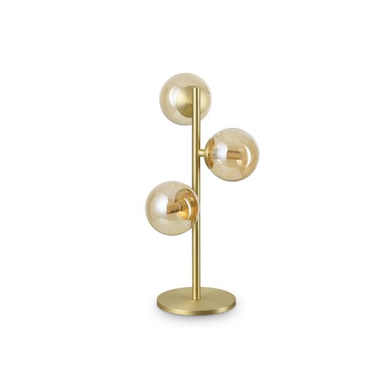 Veioza alama abajururi sticla 3xG9/15W, Perlage TL3 322759 Ideal Lux