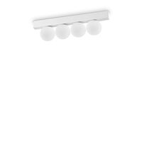 Plafoniera moderna alba LED 12W/900lm/3000K, Ping Pong PL4 328232 Ideal Lux