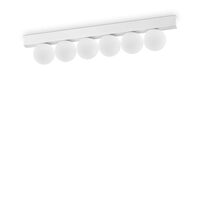 Plafoniera moderna alba LED 18W/1350lm/3000K, Ping Pong PL6 328256 Ideal Lux