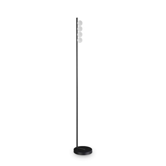 Lampadar modern negru LED 12W/900lm/3000K, Ping Pong PT4 313313 Ideal Lux